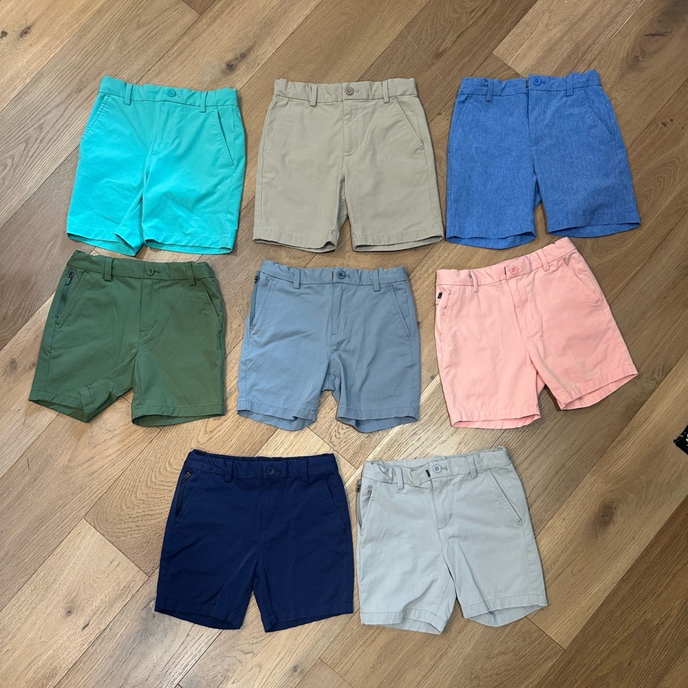 Vineyard Vines Boys Performance Shorts - Assorted Colors Lot of 8 pair!